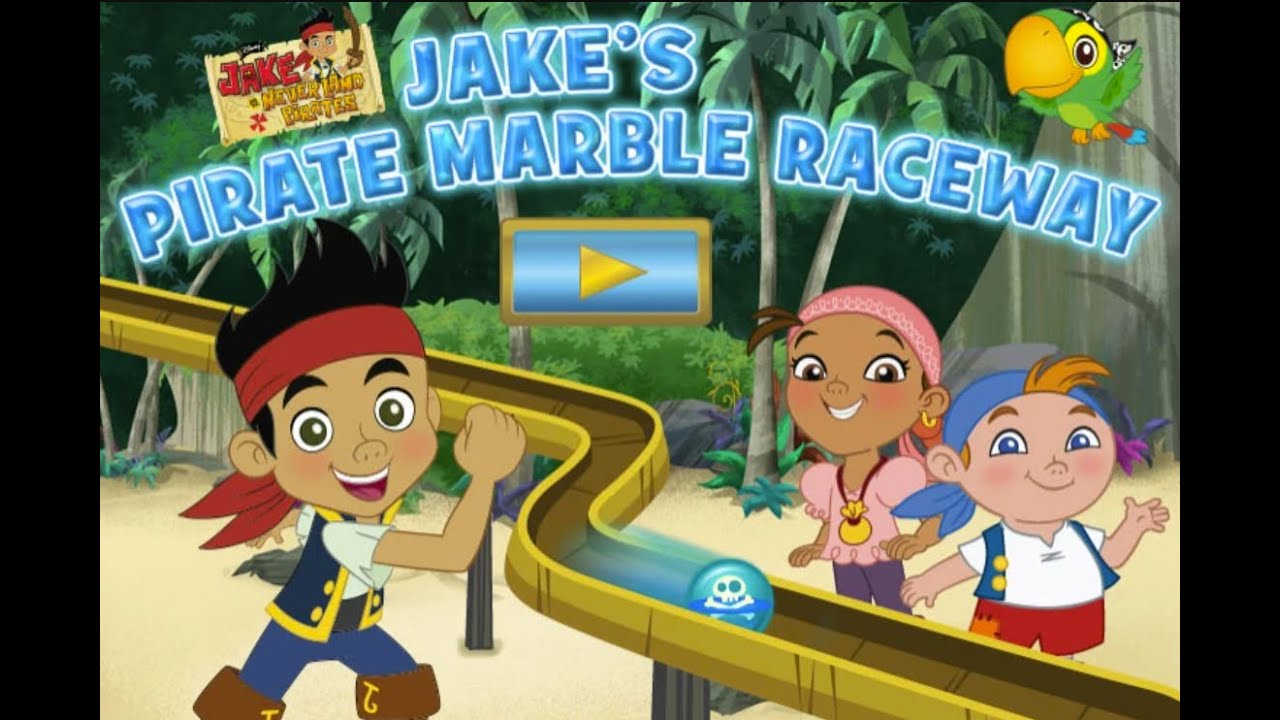 Jake and the Never Land Pirates: Pirate Marble Raceway [Full Gameplay]