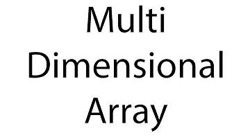 multi dimensional array : php bangla video tutorial