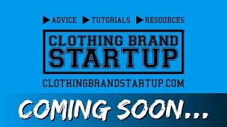 Clothing Brand Startup Website Teaser (COMING SOON) 