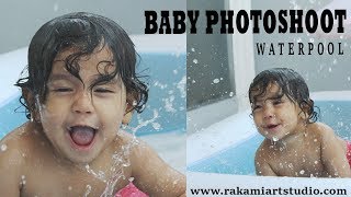 Baby Photo-Shoot In Water-Pool I Easy Idea To Click At Home