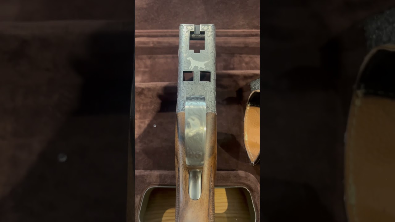 Browning Ultra XS Pro Crown Dog & Partridge Detail 