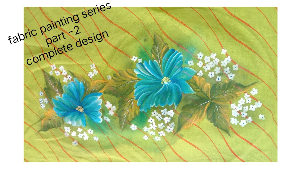 fabric painting/ fabric painting series part2/ fabric painting on suit