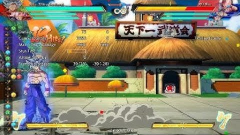 DRAGON BALL FighterZ UI Goku Universal Side-Switch Combo