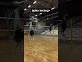 Volleyball spike set  volleyball