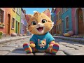 🐱 Little Kittens Singing in Cozy Town 🎶🌸 | Fun ABC, Numbers & Colors Song for Kids