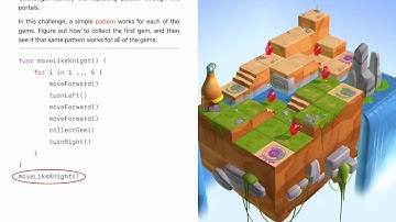 Swift Playgrounds iPad app - Loop Jumper