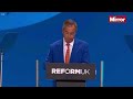 FOUR HECKLERS turn Farage speech into CHAOS as Reform leader downplays foreign donations scandal