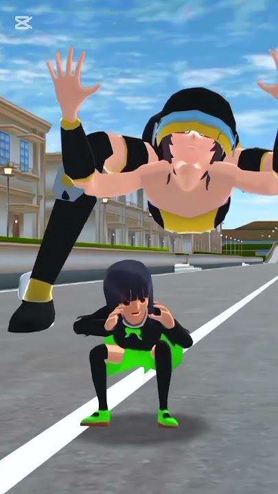 GAWAT ADA HANTU😂🤪 PENGANTIN BOTAK LEWAT 😱❎ #sakuraschoolsimulator #shorts #labicytv #sakura 108 part