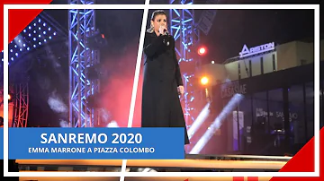 SANREMO 2020 - Emma Marrone sul palco di Piazza Colombo