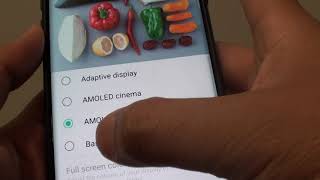 Learn how you can set the screen mode to AMOLED Cinema or AMOLED ph...