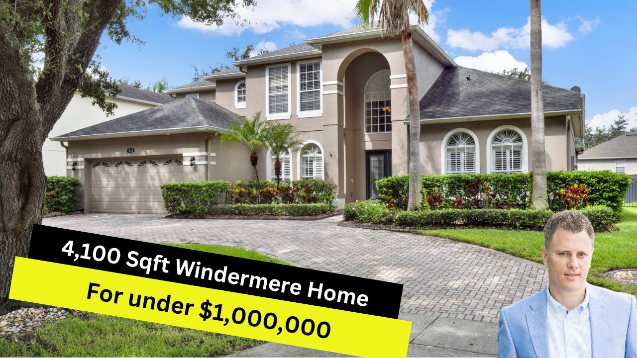 4,000 + Sqft Home in Windermere for under $1,000,000