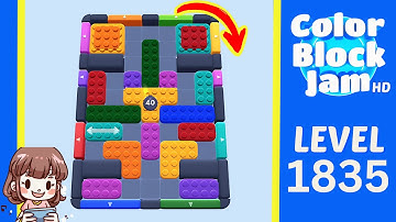 Color Block Jam Level 1835 Solution Walkthrough