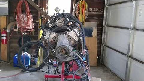 Starting an LS motor on a stand with the stock fuse block