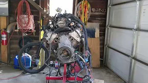 Starting an LS motor on a stand with the stock fuse block