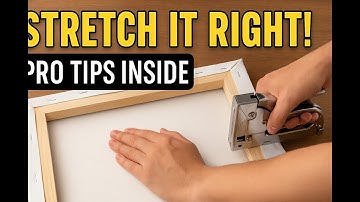 How to Stretch a Canvas Like a Pro | Step-by-Step Guide for Artists & Framers
