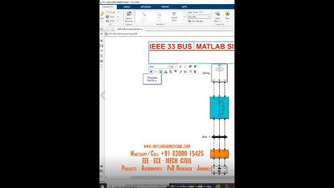 IEEE 33 BUS WITH WIND DFIG MATLAB SIMULINK SIMULATION MATLAB SIMULINK PROJECTS - MATLAB ASSIGNMENTS
