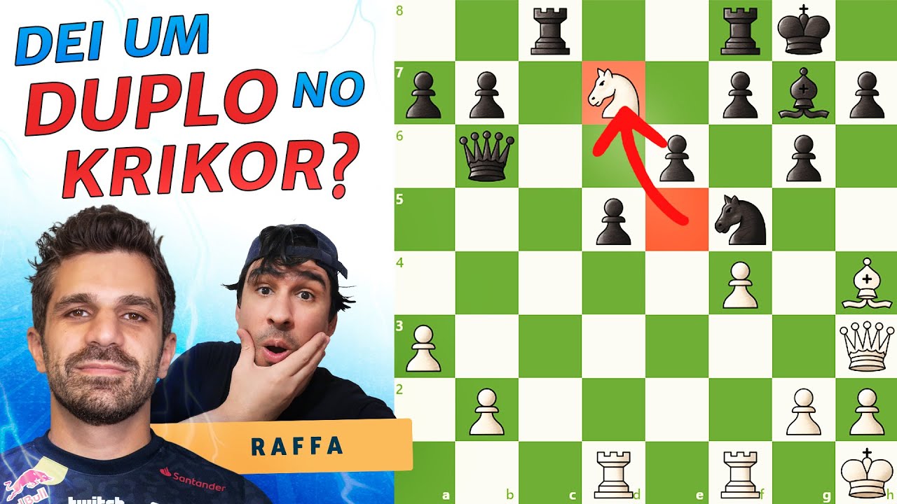 GM Krikor VS Raffael Chess - PARTIDA 1 - câmeras SIMULTANEAS 