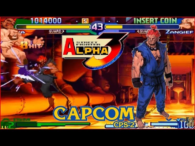 Street Fighter Alpha 2 (Evil Ryu vs. Shin Akuma) - 3D Shadow Box Frame (9  x 9)