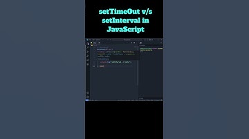 What is the difference between SetTimeOut N SetInterval in JS | #coding #html #javascript