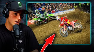 What's it REALLY Like to Battle Jett on a Supercross Track...