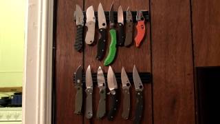 Hey guys, just wanted to show you how I display my knives. I