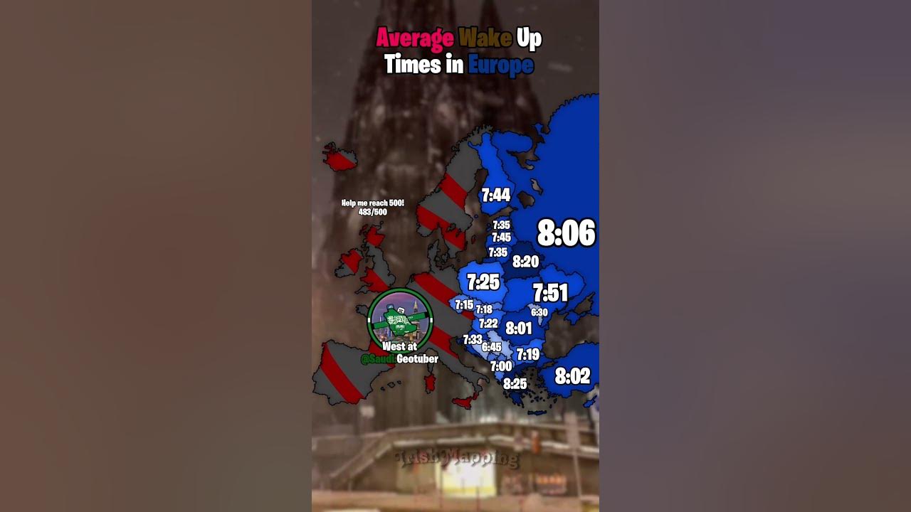 countries-average-wake-up-time-in-europe-shorts-mapping-youtube