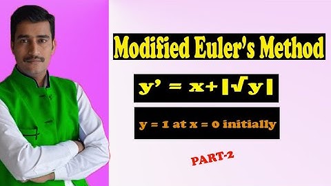 Modified Euler