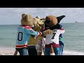 Nhl mascots enjoy fun and sun in florida
