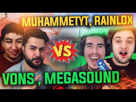 RAİNLOX İLE MUHAMMET YT KARŞISINDA VONS VE MEGASOUND!! 2V2 ZULA !