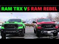 2021 Ram TRX Vs 2021 Ram Rebel: Is The TRX Really Worth $35,000 More?!?