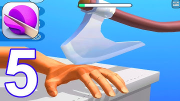 ASMR Slicing - Gameplay Walkthrough Part 5 All Levels 45-55 Max Level (Android, iOS)