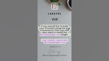 Vue js in Laravel