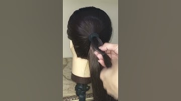 Very Simple Bow Hairstyle #shorts  #youtubeshorts  #trending