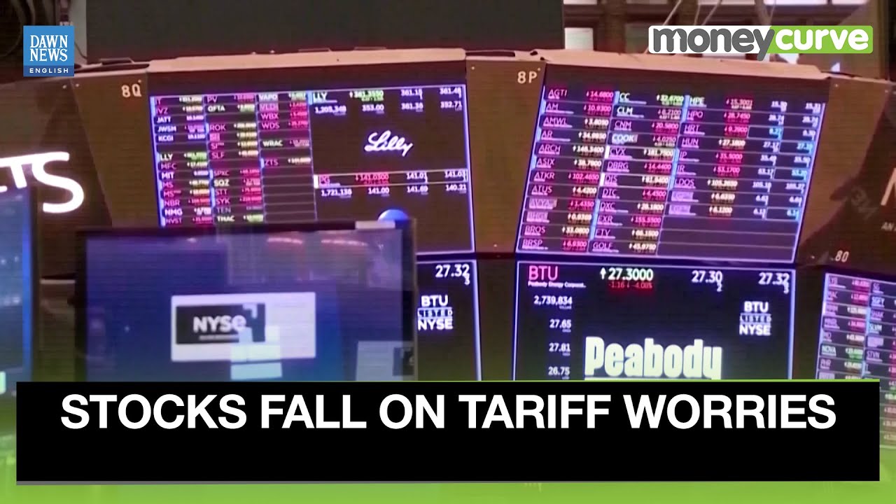 Wall Street Falls on Weak Jobs Data & Trump Tariff Fears | Stock Market ...