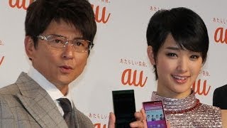 剛力彩芽、哀川翔らが登場！　「au発表会2014」
