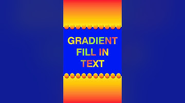 How to Add Gradients to Editable Text in illustrator #illustratortutorial  #shorts