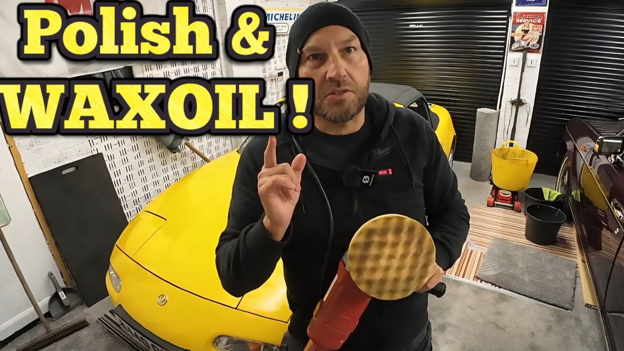 MAZDA MX5 Mk1 отмыта и отполирована на станке после обработки от ржавчины! Эпизод 4