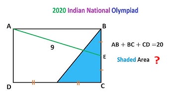 Find Blue Shaded Area ? High School challenging Geometry Problem.