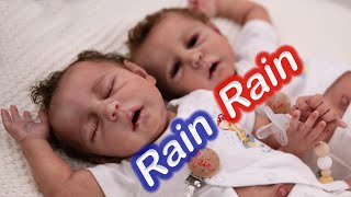 Newborn Rain Awake &amp; Rain Asleep Silicone Baby Art Dolls Handmade with Love for you by Claire Taylor
