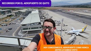 ASÍ ES EL AEROPUERTO INTERNACIONAL DE QUITO 🇪🇨 / RECORRIDO POR TODO EL AEROPUERTO