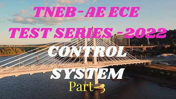 TNEBAE-2022 PREPARATION |ECE| CONTROL SYSTEM | DSP | MCQ & ANSWERS | DYSONRAMAKRISHNAN