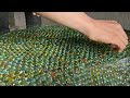 Fabrication de table poxy luxueuse avec 1200 billes
