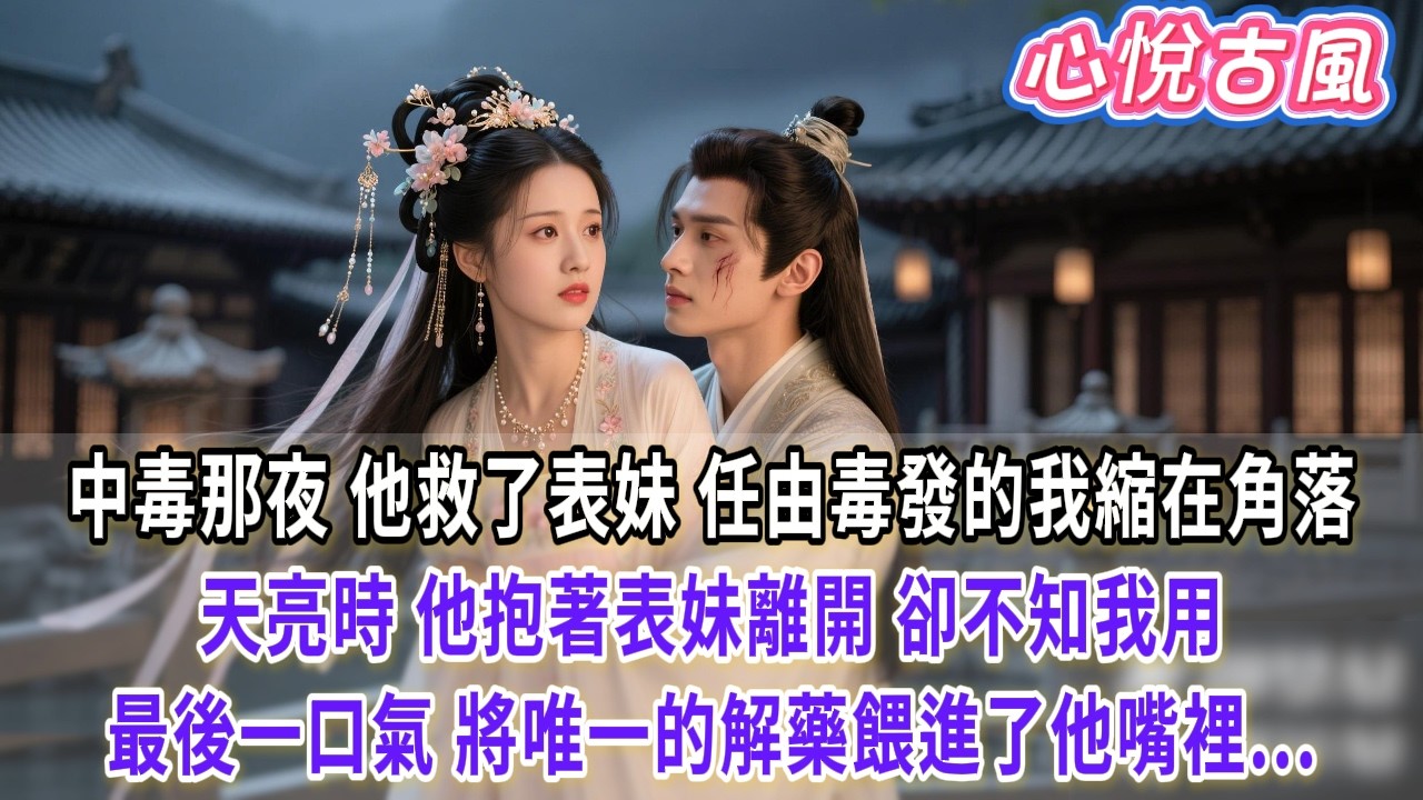 【一口氣看完】中毒那夜，他救了表妹，任由毒發的我縮在角落。天亮時，他抱著表妹離開，卻不知我用最後一口氣，將唯一的解藥餵進了他嘴裡。#古言#小説#古風#故事#爽文#大女主#完結