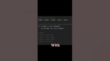 Need to iterate over a #Python list with indices? Check out this quick tip using enumerate.