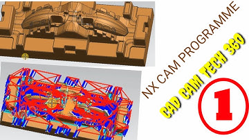 NX CAM tutorial mold 1