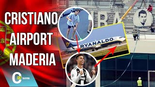World Famous Football Player Airport Cristiano Ronaldo