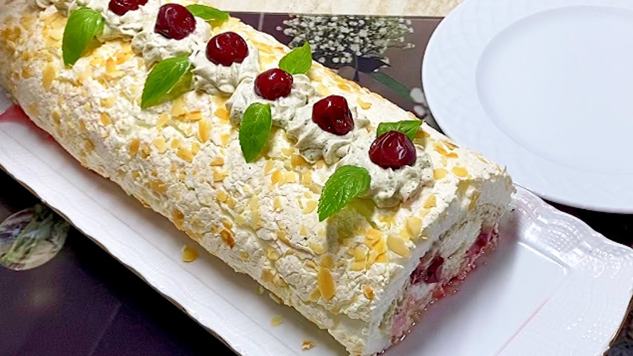 Mereng Rulo Pasta/Böylesini hiç denemediniz eminim👍En yumuşak en bulutumsu şahane lezzet✅