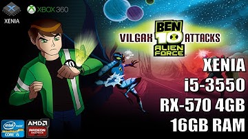 Ben 10 Alien Force: Vilgax Attacks - XENIA [Xbox 360 Emulator] - Core i5 3550 | RX 570 4GB