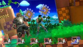 Super Smash Bros Wii U: 5 Reverse Warlock punches to the face.