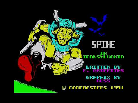 Видео: Spike in Transylvania. ZX Spectrum. Прохождение